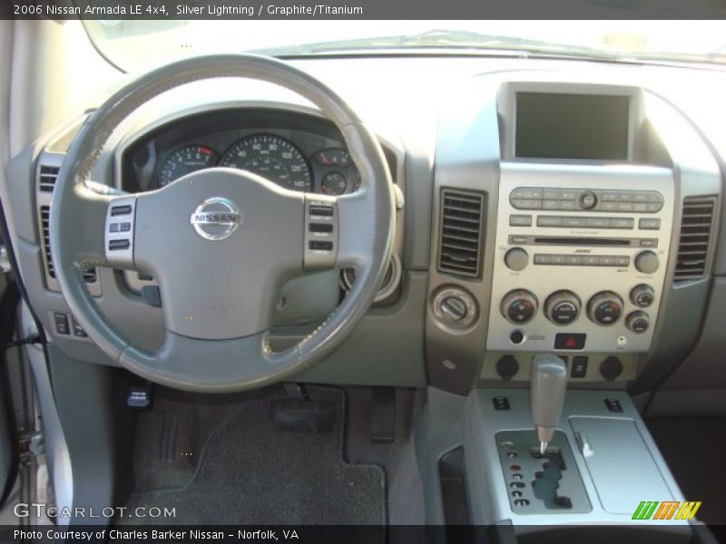 Silver Lightning / Graphite/Titanium 2006 Nissan Armada LE 4x4