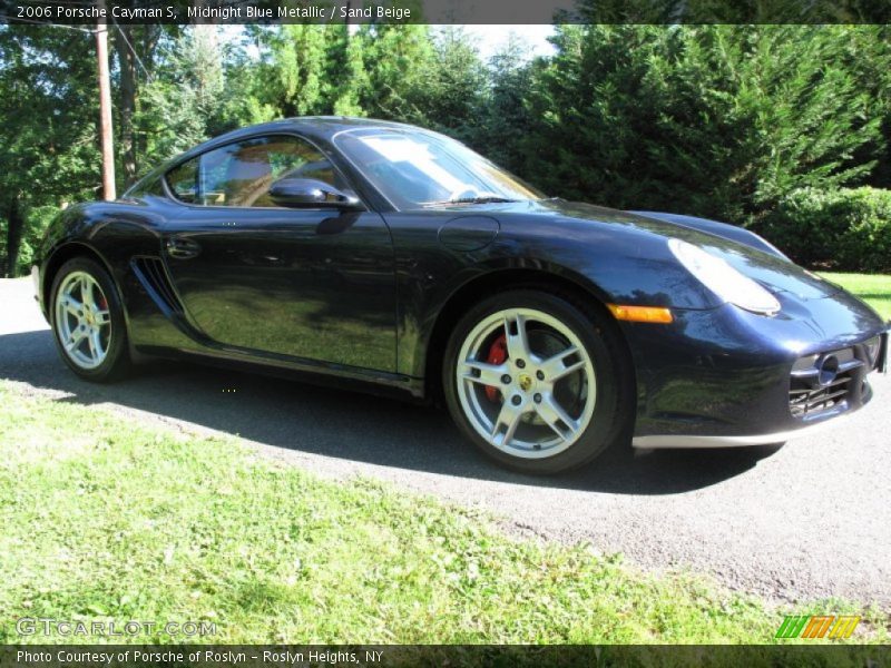 Midnight Blue Metallic / Sand Beige 2006 Porsche Cayman S