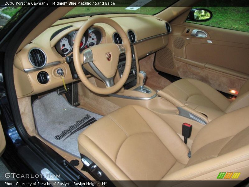 Midnight Blue Metallic / Sand Beige 2006 Porsche Cayman S