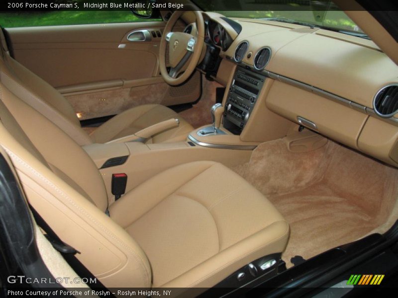 Midnight Blue Metallic / Sand Beige 2006 Porsche Cayman S