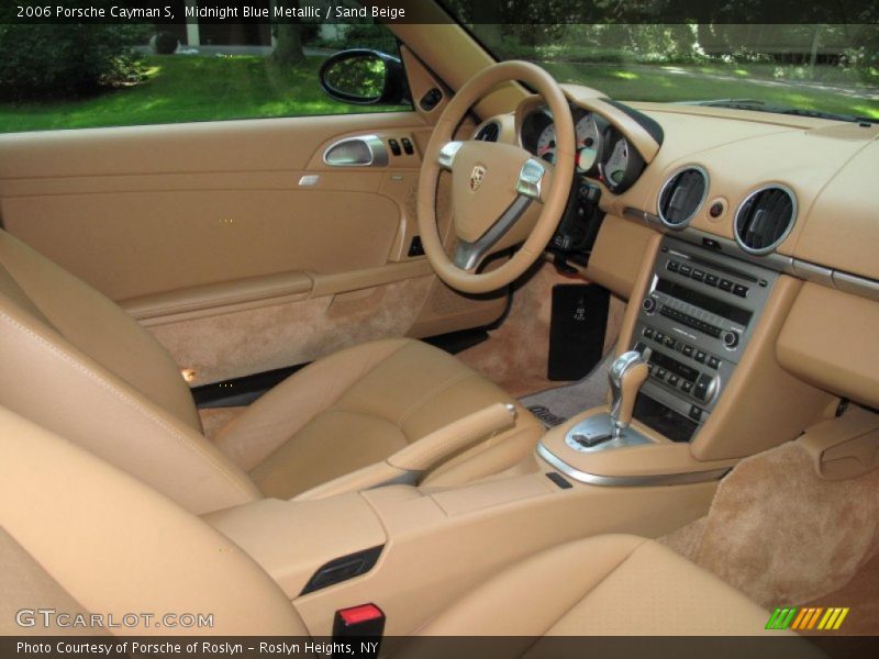 Midnight Blue Metallic / Sand Beige 2006 Porsche Cayman S
