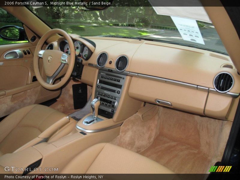 Midnight Blue Metallic / Sand Beige 2006 Porsche Cayman S
