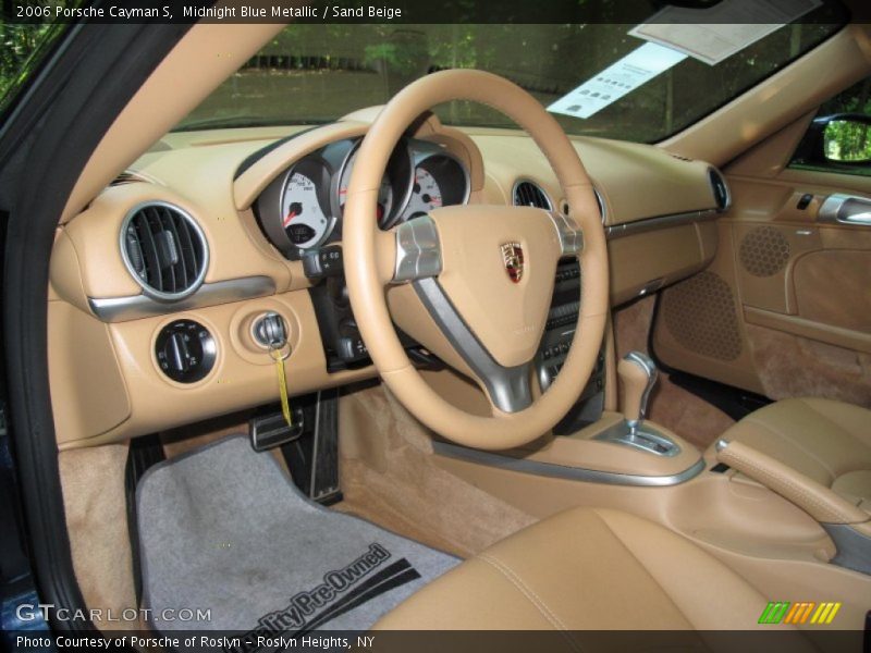 Midnight Blue Metallic / Sand Beige 2006 Porsche Cayman S