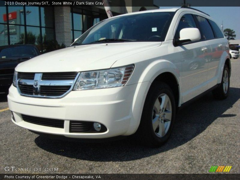 Stone White / Dark Slate Gray 2010 Dodge Journey SXT