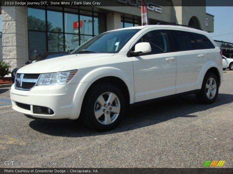Stone White / Dark Slate Gray 2010 Dodge Journey SXT