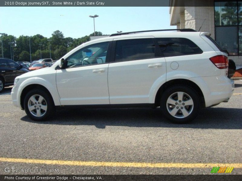 Stone White / Dark Slate Gray 2010 Dodge Journey SXT