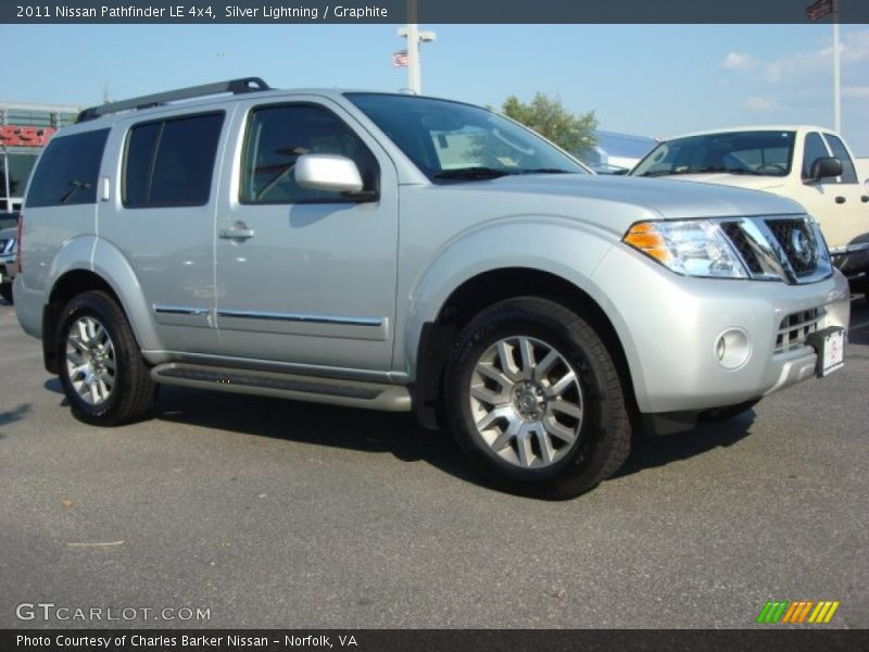 Silver Lightning / Graphite 2011 Nissan Pathfinder LE 4x4