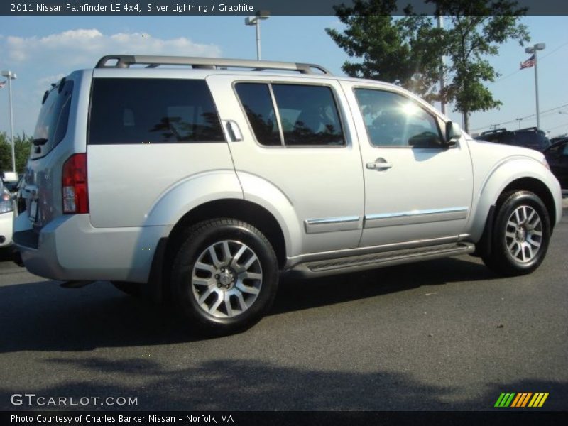 Silver Lightning / Graphite 2011 Nissan Pathfinder LE 4x4