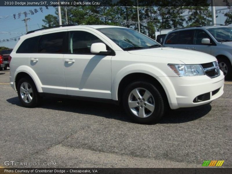 Stone White / Dark Slate Gray 2010 Dodge Journey SXT