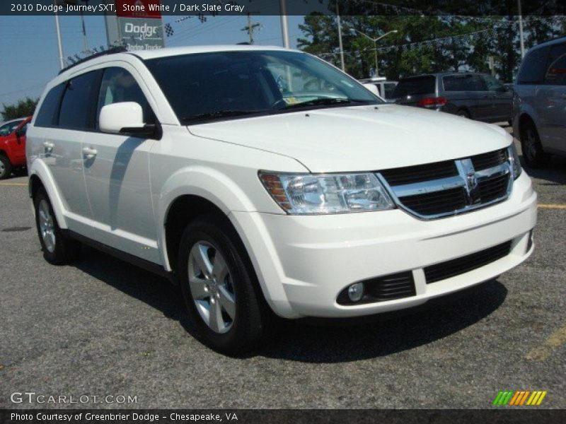 Stone White / Dark Slate Gray 2010 Dodge Journey SXT