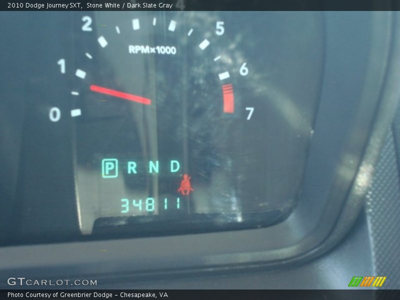 Stone White / Dark Slate Gray 2010 Dodge Journey SXT