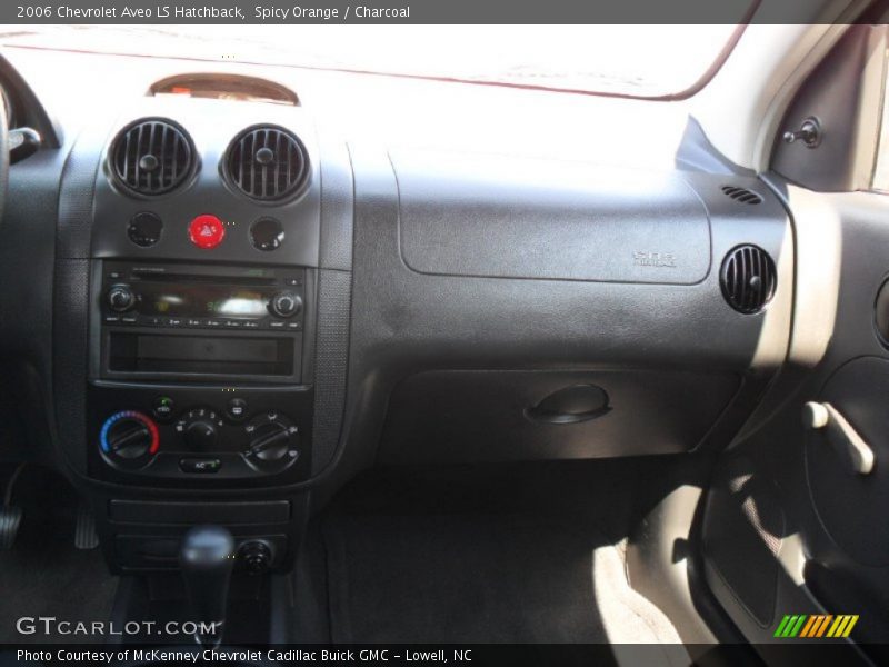 Spicy Orange / Charcoal 2006 Chevrolet Aveo LS Hatchback