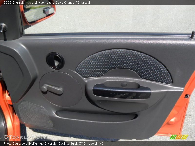 Spicy Orange / Charcoal 2006 Chevrolet Aveo LS Hatchback