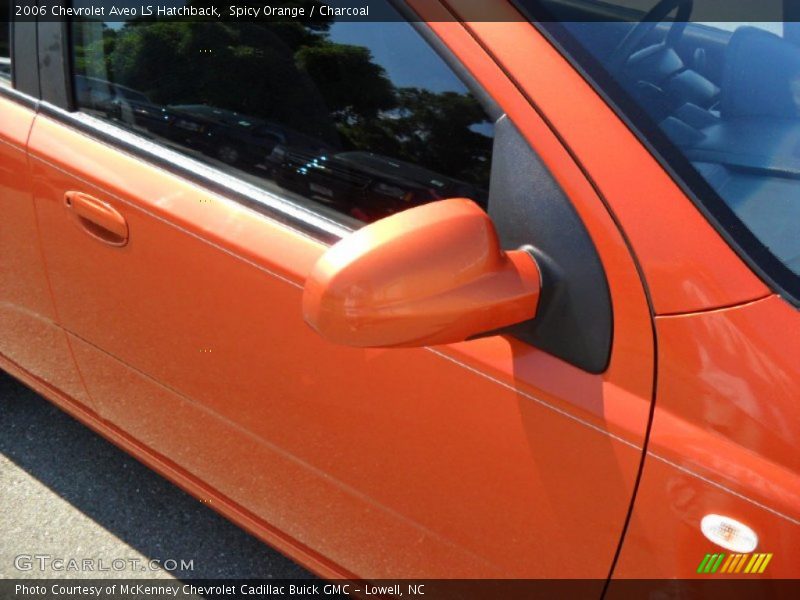 Spicy Orange / Charcoal 2006 Chevrolet Aveo LS Hatchback