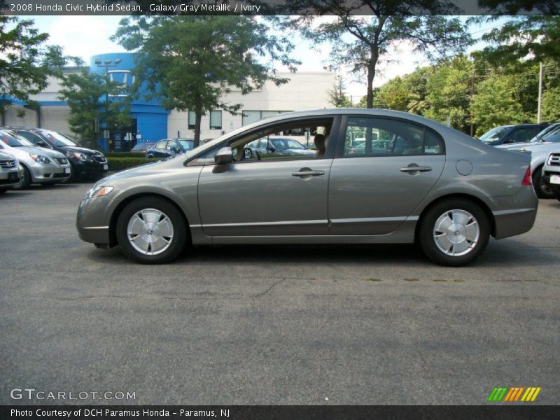 Galaxy Gray Metallic / Ivory 2008 Honda Civic Hybrid Sedan