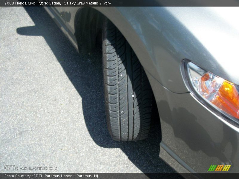 Galaxy Gray Metallic / Ivory 2008 Honda Civic Hybrid Sedan