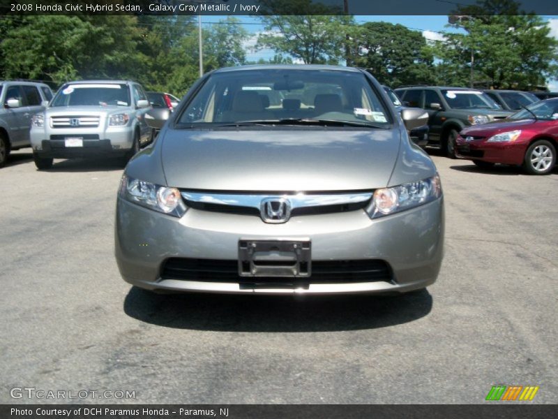 Galaxy Gray Metallic / Ivory 2008 Honda Civic Hybrid Sedan