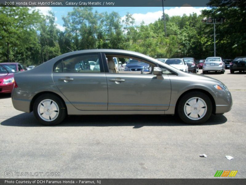 Galaxy Gray Metallic / Ivory 2008 Honda Civic Hybrid Sedan