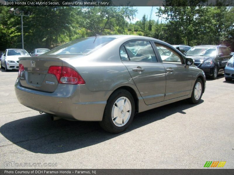 Galaxy Gray Metallic / Ivory 2008 Honda Civic Hybrid Sedan