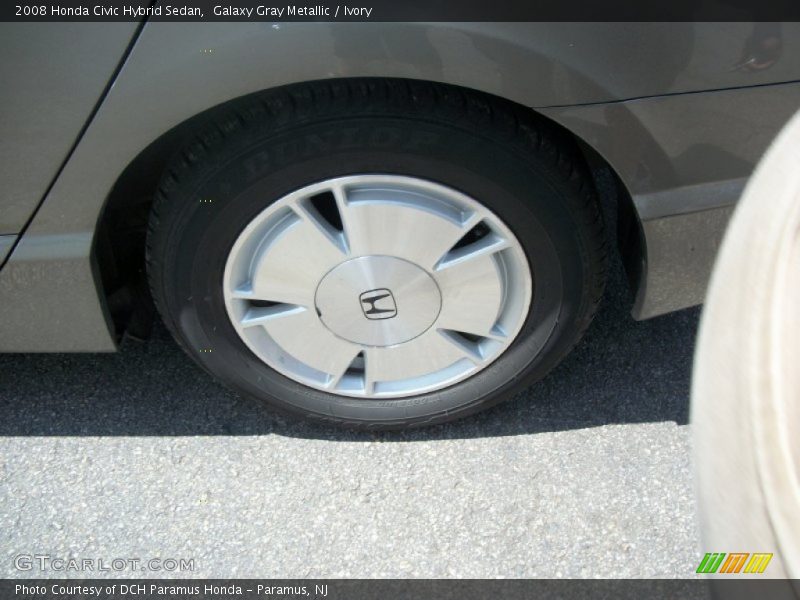Galaxy Gray Metallic / Ivory 2008 Honda Civic Hybrid Sedan