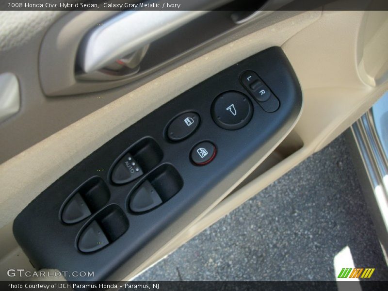 Galaxy Gray Metallic / Ivory 2008 Honda Civic Hybrid Sedan