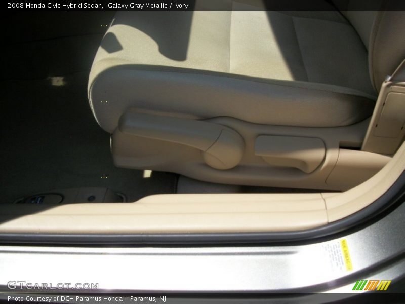 Galaxy Gray Metallic / Ivory 2008 Honda Civic Hybrid Sedan