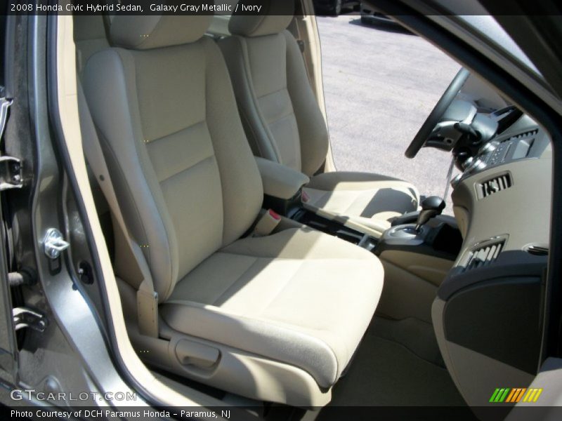 Galaxy Gray Metallic / Ivory 2008 Honda Civic Hybrid Sedan