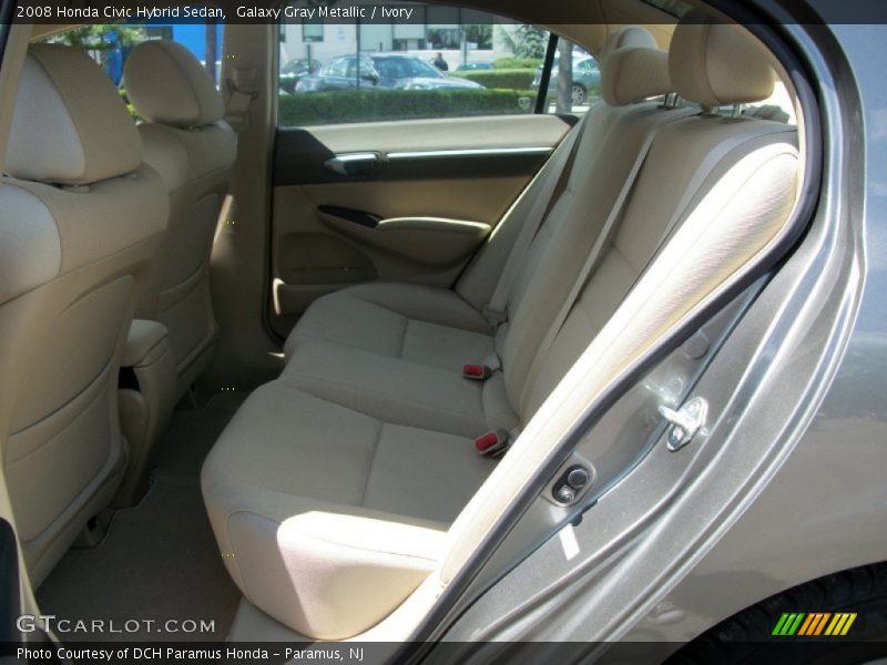 Galaxy Gray Metallic / Ivory 2008 Honda Civic Hybrid Sedan