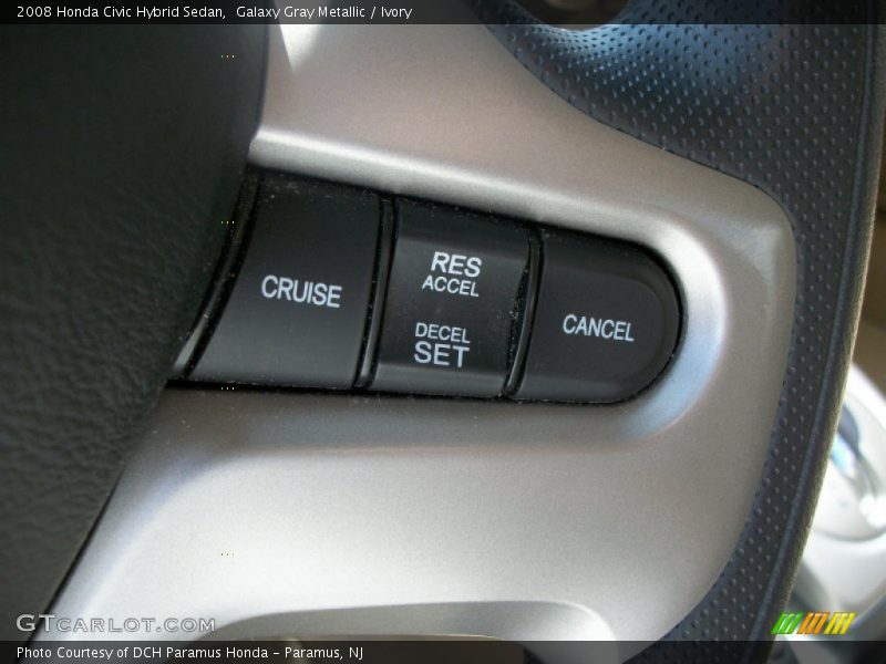 Galaxy Gray Metallic / Ivory 2008 Honda Civic Hybrid Sedan