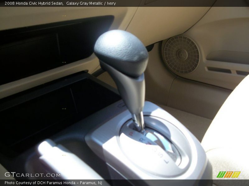 Galaxy Gray Metallic / Ivory 2008 Honda Civic Hybrid Sedan