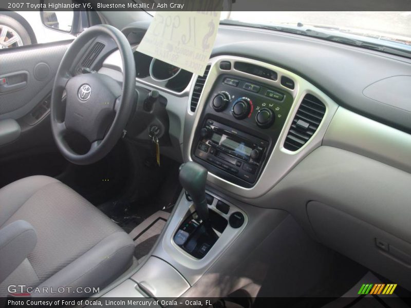 Bluestone Metallic / Ash Gray 2007 Toyota Highlander V6