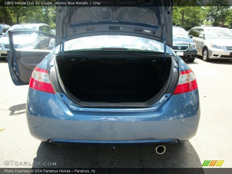 Atomic Blue Metallic / Gray 2009 Honda Civic EX Coupe