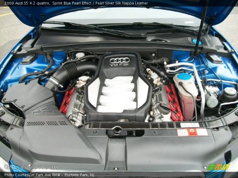  2009 S5 4.2 quattro Engine - 4.2 Liter FSI DOHC 32-Valve VVT V8