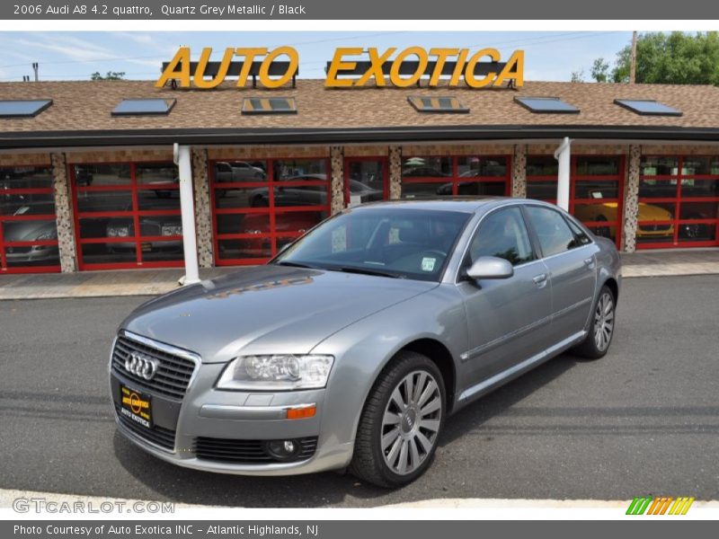 Quartz Grey Metallic / Black 2006 Audi A8 4.2 quattro