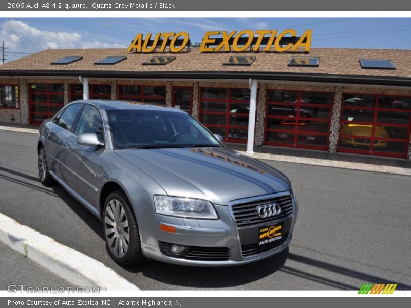 Quartz Grey Metallic / Black 2006 Audi A8 4.2 quattro