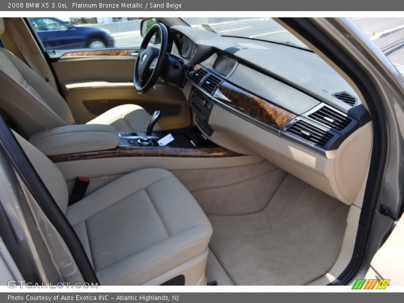 Platinum Bronze Metallic / Sand Beige 2008 BMW X5 3.0si