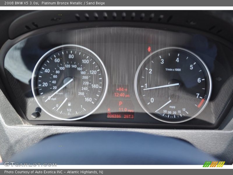 Platinum Bronze Metallic / Sand Beige 2008 BMW X5 3.0si