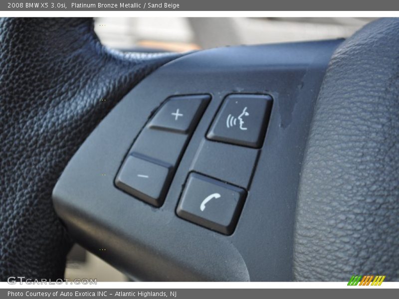 Platinum Bronze Metallic / Sand Beige 2008 BMW X5 3.0si