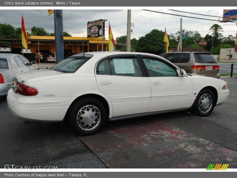 White / Taupe 2001 Buick LeSabre Limited