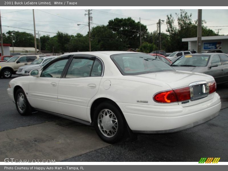 White / Taupe 2001 Buick LeSabre Limited