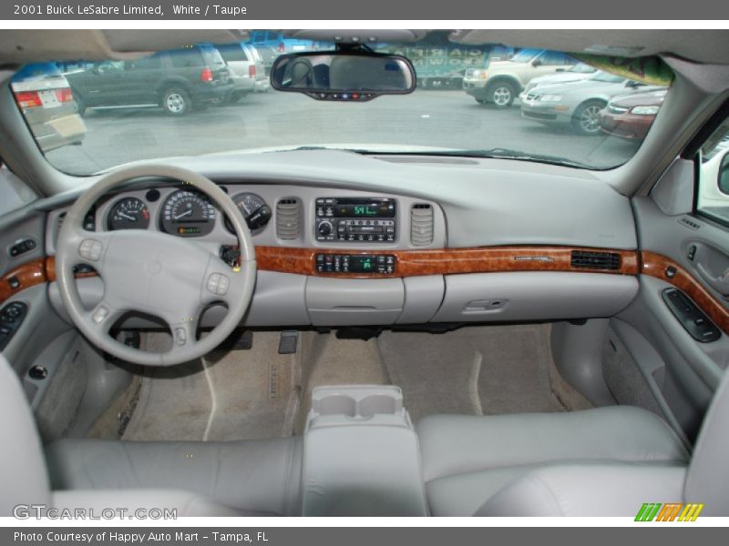 White / Taupe 2001 Buick LeSabre Limited