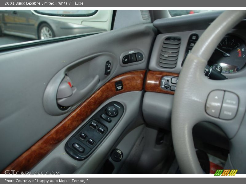 White / Taupe 2001 Buick LeSabre Limited