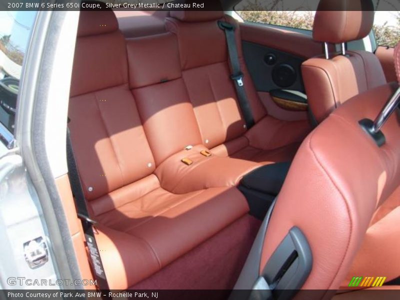  2007 6 Series 650i Coupe Chateau Red Interior