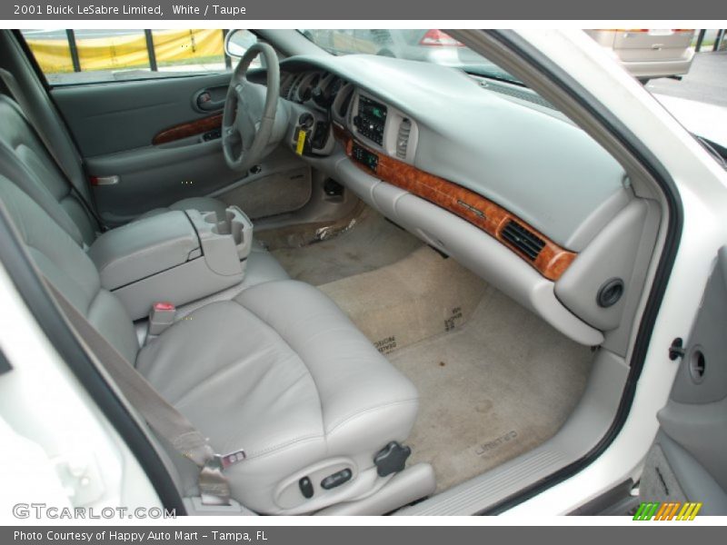 White / Taupe 2001 Buick LeSabre Limited