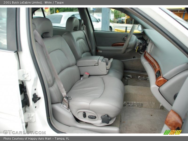 White / Taupe 2001 Buick LeSabre Limited