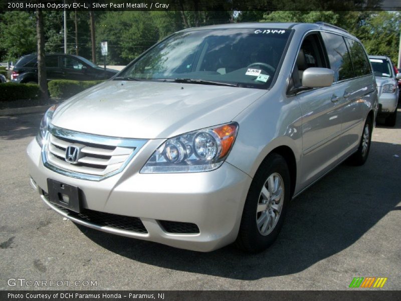 Silver Pearl Metallic / Gray 2008 Honda Odyssey EX-L