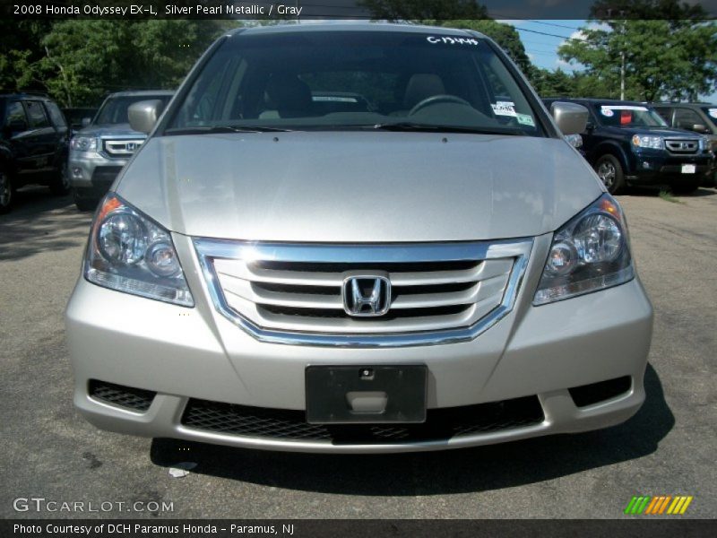 Silver Pearl Metallic / Gray 2008 Honda Odyssey EX-L