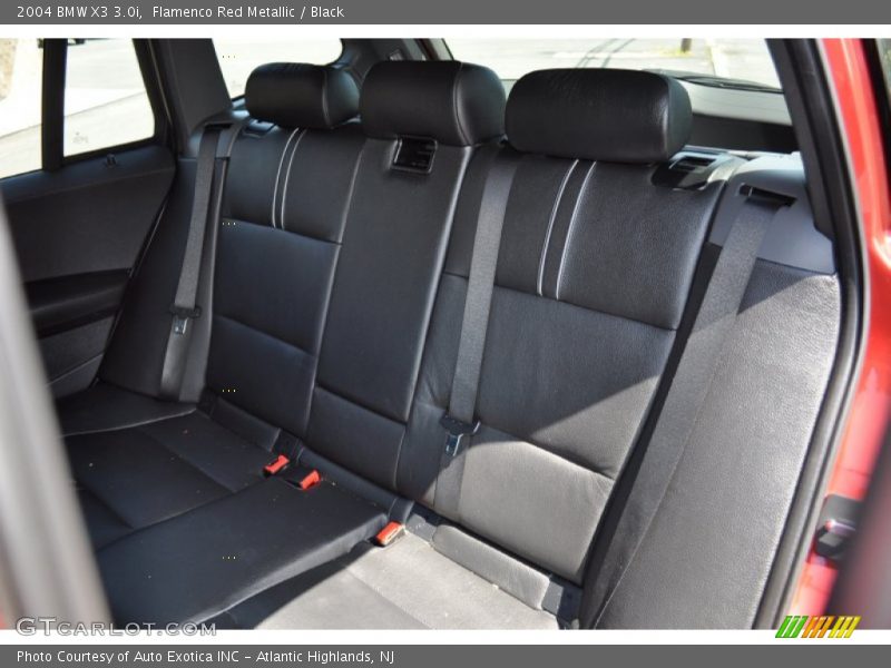 Flamenco Red Metallic / Black 2004 BMW X3 3.0i