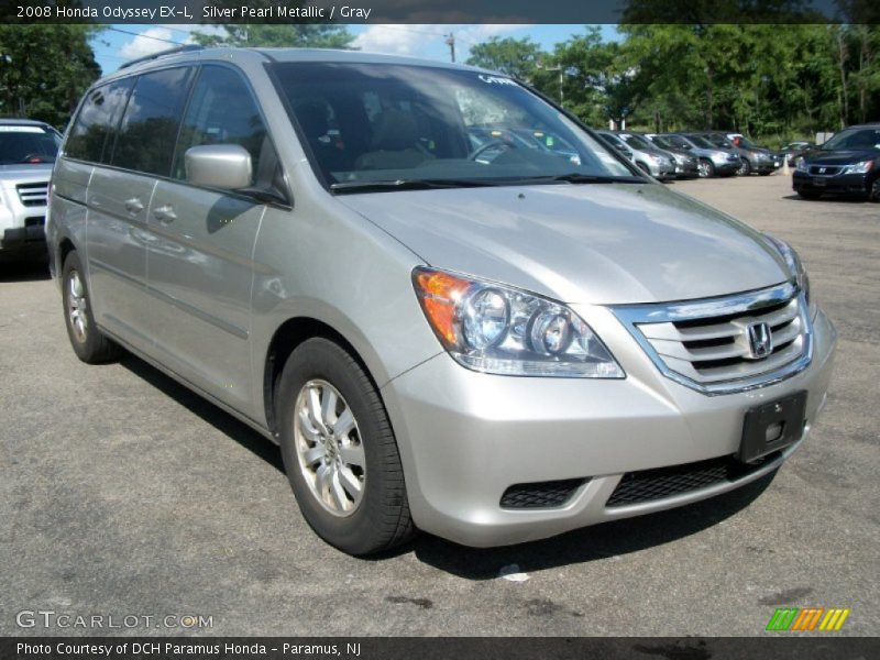 Silver Pearl Metallic / Gray 2008 Honda Odyssey EX-L