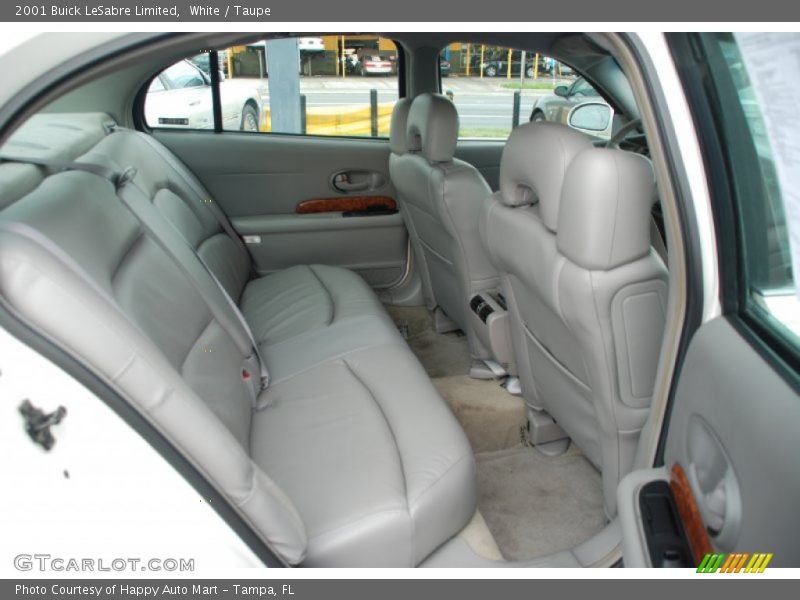 White / Taupe 2001 Buick LeSabre Limited